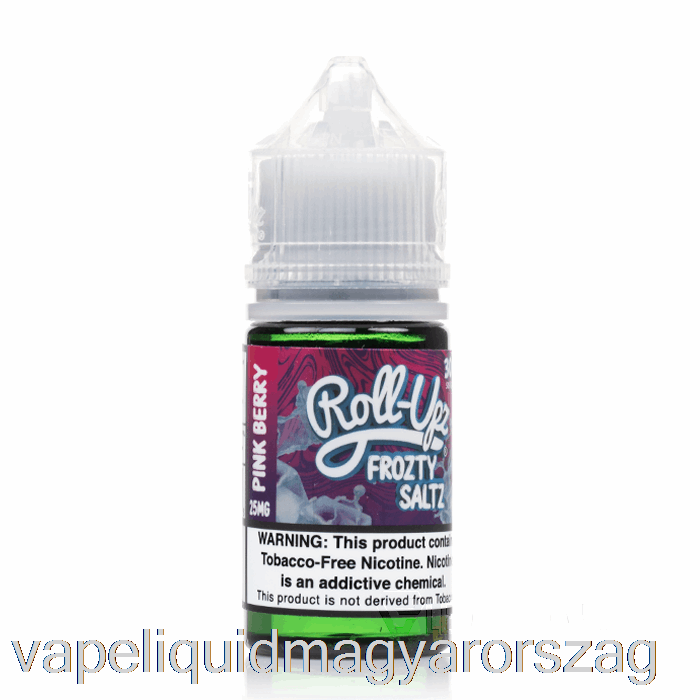 Rózsaszín Bogyós Jég - Lé Roll-upz Só - 30 Ml 25 Mg Vape E Cigi